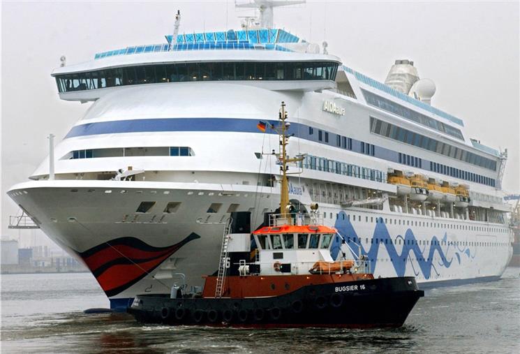 Corona Verdacht Kreuzfahrtschiff Aidaaura Liegt In Norwegen Fest