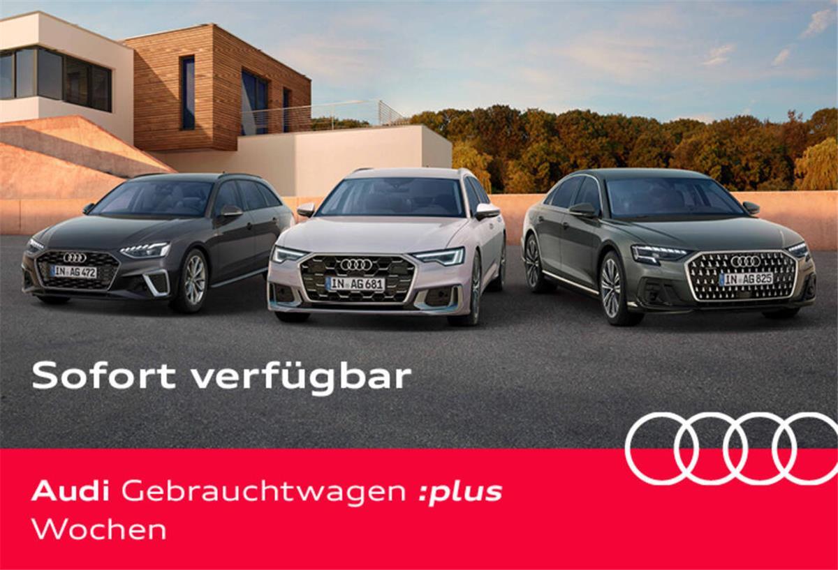 Bei Audi :plus zum Traumauto mit Garantie 3 Audimodelle nebeneinander