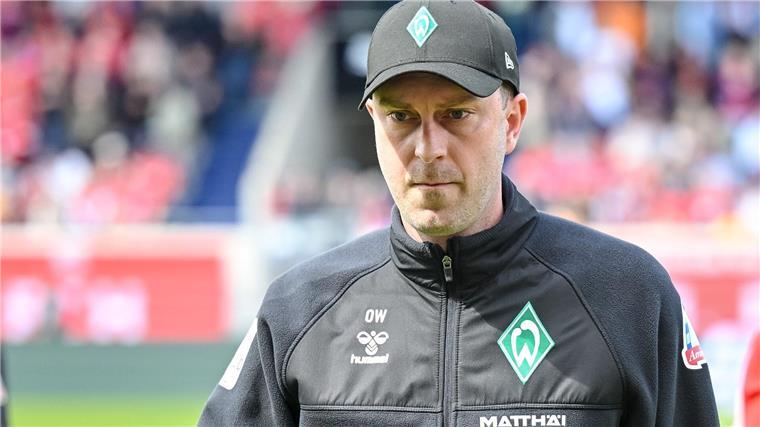  Bremens früherer Trainer Ole Werner.