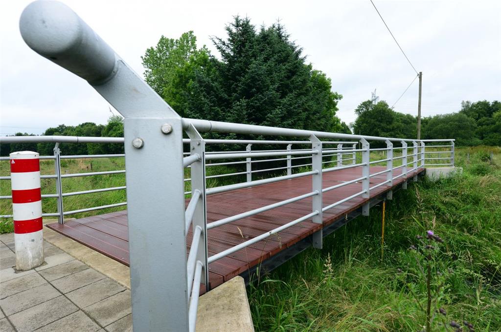... die große Beetbrücke im Fehrmoor ...