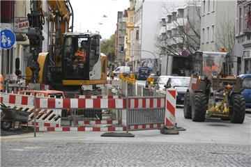  Ein Teil der Rickmersstraße ist ab dem 2. Mai wieder für Kanalbauarbeiten gesperrt. 