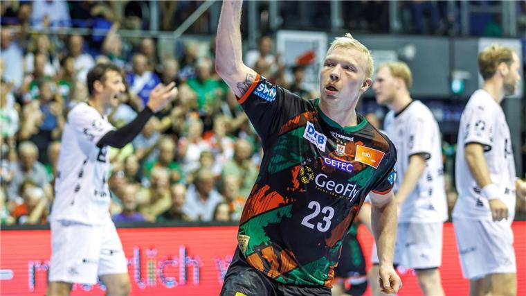 SC Magdeburg bleibt nach Sieg in Stuttgart auf Kurs Magnus Saugstrup war einer der Leistungsträger beim Sieg des SCM in Stuttgart.