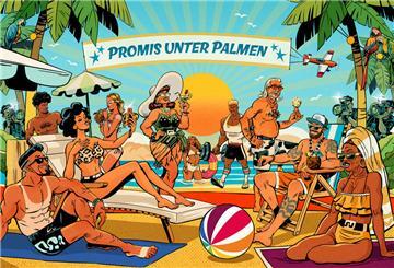  SAT.1 lädt ein zum besonderen Urlaubsprogramm im einmaligen VIP-Resort „Promis unter Palmen“.