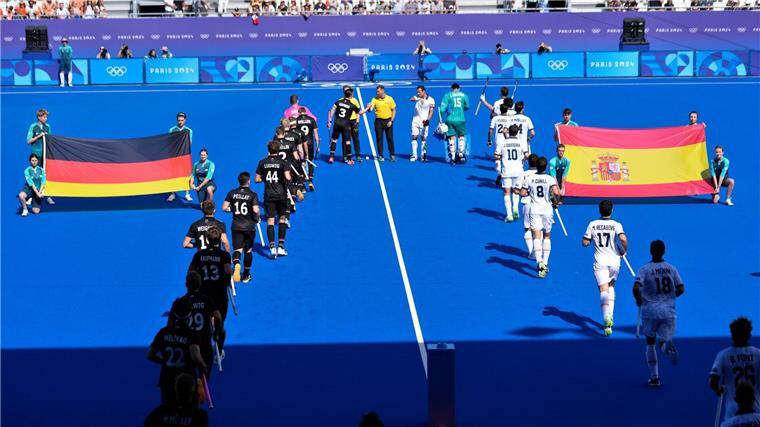  Vor dem Spiel gegen Spanien herrschte beim deutschen Hockey-Team noch Zuversicht.  