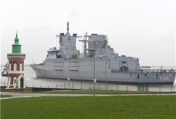 Die Fregatte „Sachsen-Anhalt“ bleibt ein halbes Jahr in Bremerhaven
