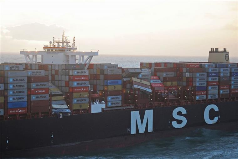 220 Container der "MSC Zoe" konnten auf dem Meeresboden geordert werden.