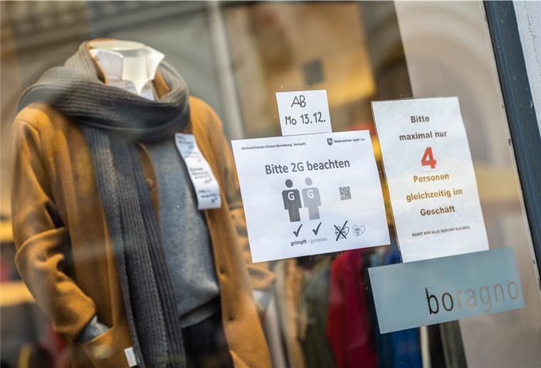 Einzelhandel: OVG kippt 2G-Regel für Niedersachsen 2G ist in Niedersachsen schon wieder vom Tisch.