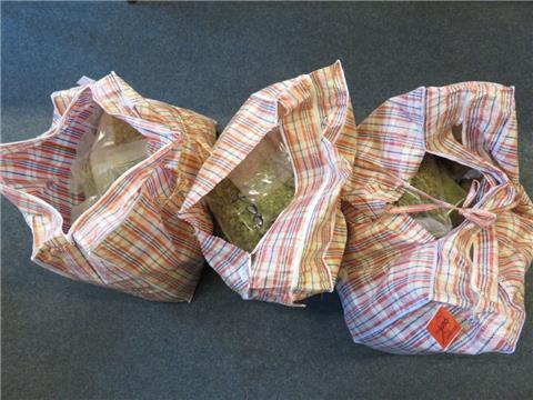40 Kilo Drogen hat die Polizei in einem Haus in Bremen am Donnerstag beschlagnahmt. 