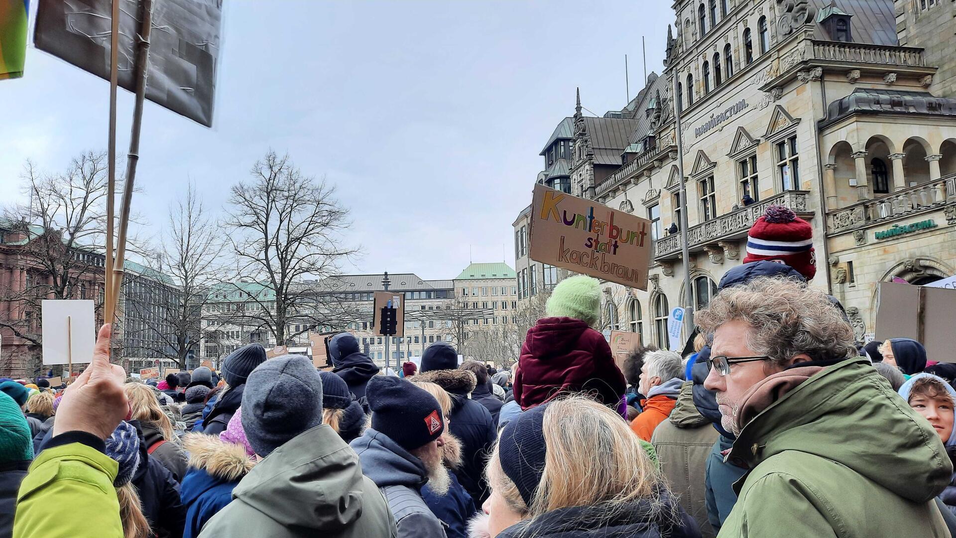 40.000 Menschen demonstrierten in Bremen.