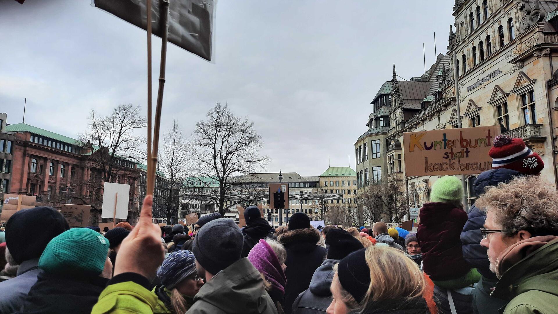 40.000 Menschen demonstrierten in Bremen.