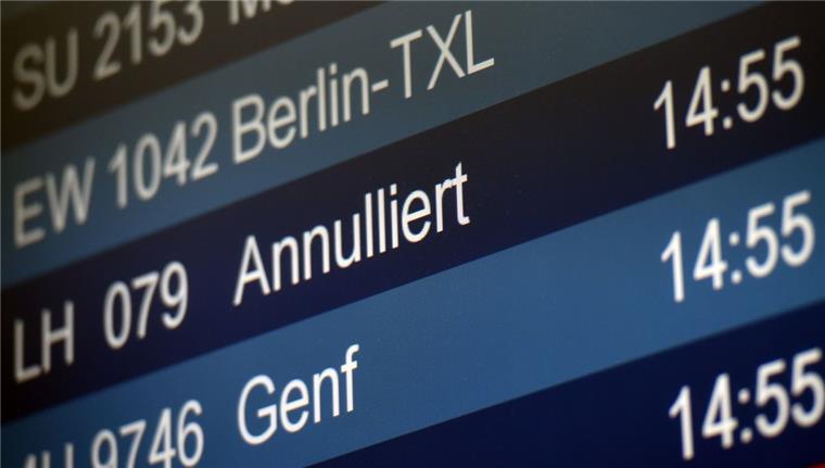 Lufthansa-Streik: Auch am Donnerstag fallen Flüge aus 5000 bis 6000 Passagiere werden allein in Hamburg am Donnerstag vom Lufthansa-Streik betroffen sein.