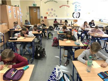 75 Minuten hatten die 22 Schüler der Grundschule St. Willehad in Nordenham beim Känguru-Wettbewerb Zeit, um 24 Textaufgaben zu lösen.
