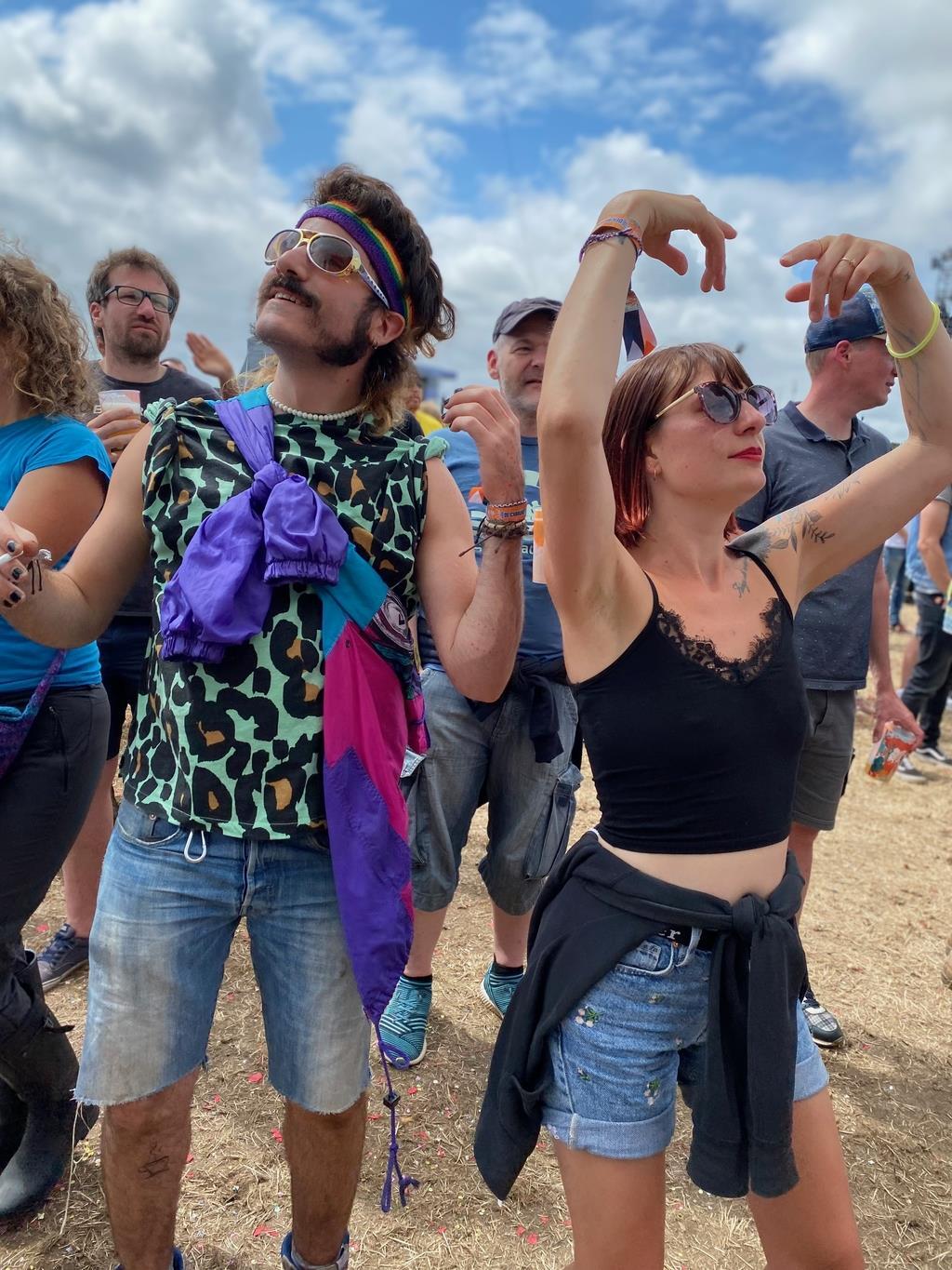 80er-Jahre Partylaune ist in Wanhöden am Start.