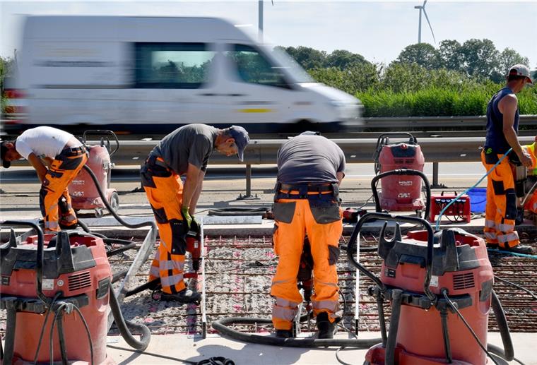 A27: Auf der Moorbrücke wird in der kommenden Woche wieder gearbeitet.