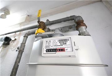 Ein Gaszähler für eine Gasheizung in einem Privathaus. Ab 2027 wird der CO2-Preis am Markt bestimmt. Für viele Mieter wird das Heizen deutlich teurer.