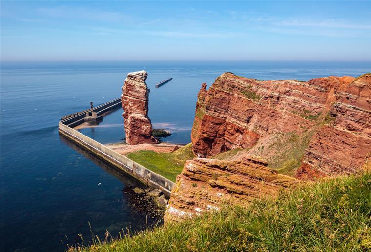 Die Lange Anna auf Helgoland.