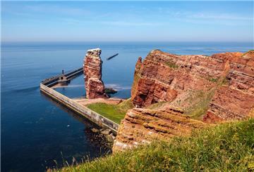 Die Lange Anna auf Helgoland.