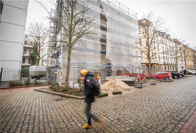 Ab Frühjahr sollen die Eigentumswohnungen in der Uhlandstraße 25 in Lehe vermarktet werden. 