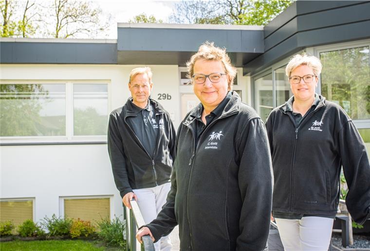 Ab Juli zu Dritt in der Praxis in der Sieverner Straße in Langen: (von links) Dr. Peter Fischer, Corinna Gott und Dr. Nina Brümmer.