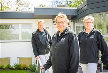 Ab Juli zu Dritt in der Praxis in der Sieverner Straße in Langen: (von links) Dr. Peter Fischer, Corinna Gott und Dr. Nina Brümmer.