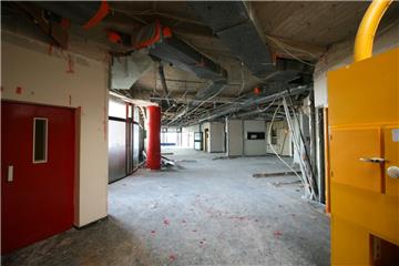 Abrissarbeiten am alten Nordenhamer Krankenhaus. Foto: Lorenz