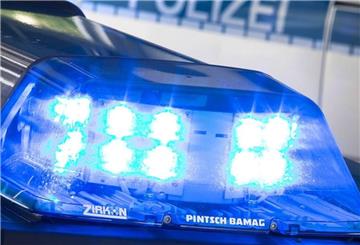 Blaulicht auf Polizeiauto.
