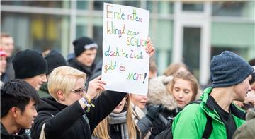 Achtung vorm Klimawandel: Am Mittwoch haben Schüler in Bremerhaven demonstriert....