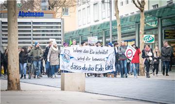 Achtung vorm Klimawandel: Am Mittwoch haben Schüler in Bremerhaven demonstriert....