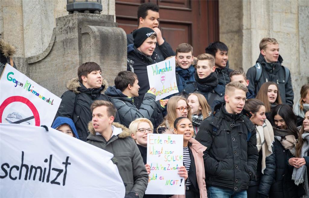 Achtung vorm Klimawandel: Am Mittwoch haben Schüler in Bremerhaven demonstriert....