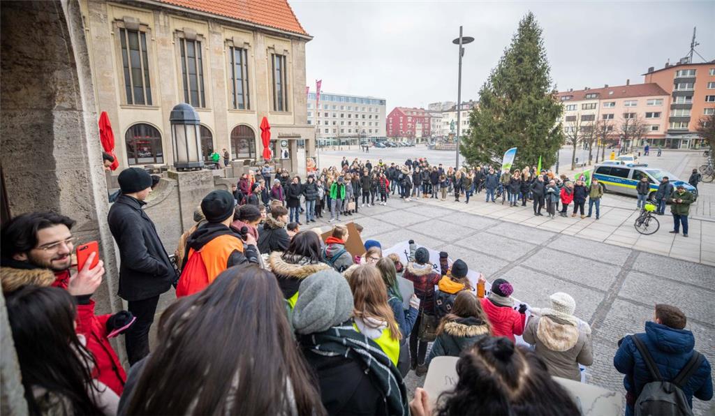 Achtung vorm Klimawandel: Am Mittwoch haben Schüler in Bremerhaven demonstriert....