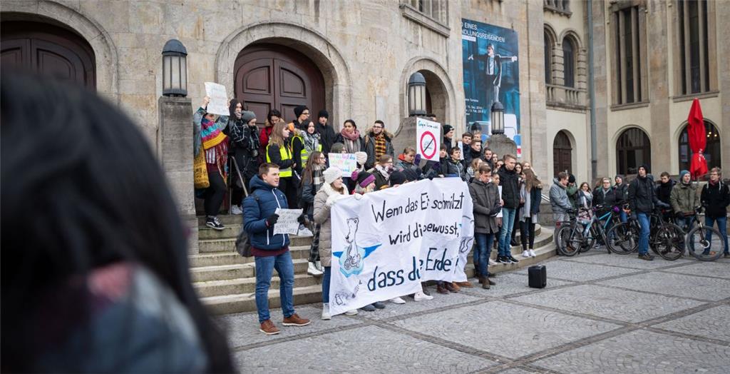 Achtung vorm Klimawandel: Am Mittwoch haben Schüler in Bremerhaven demonstriert....