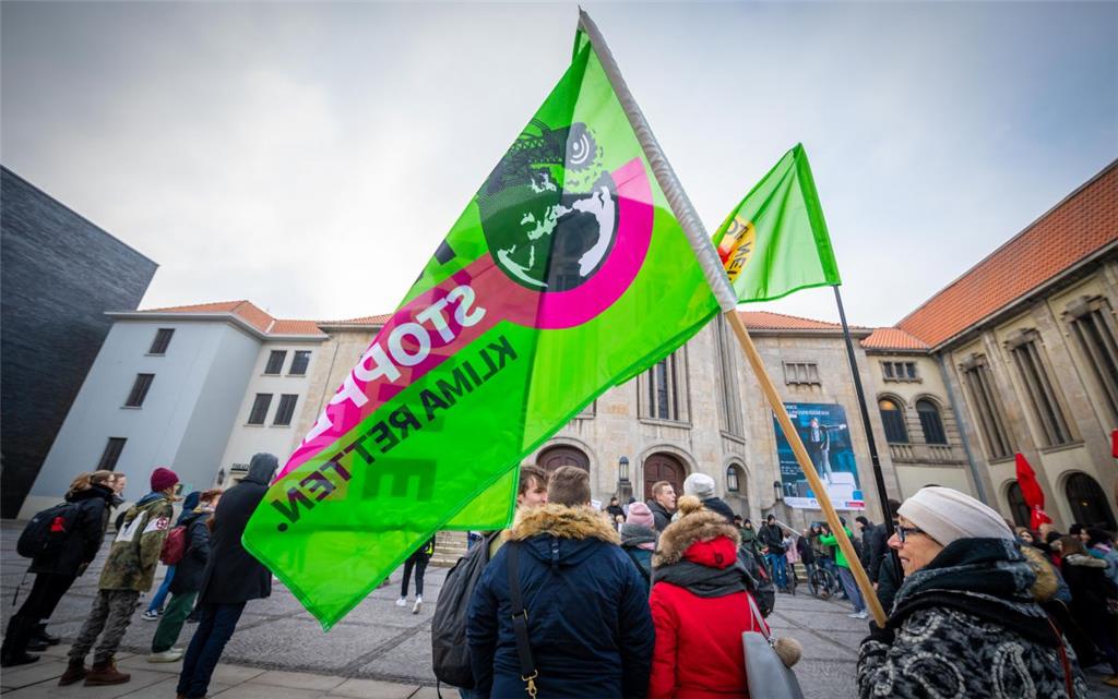 Achtung vorm Klimawandel: Am Mittwoch haben Schüler in Bremerhaven demonstriert....