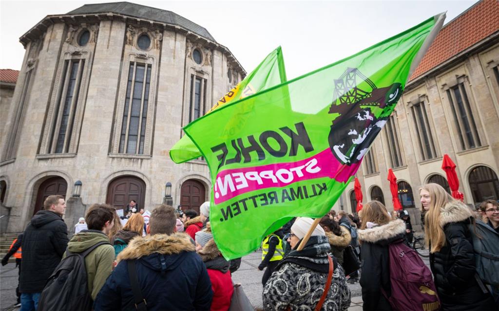 Achtung vorm Klimawandel: Am Mittwoch haben Schüler in Bremerhaven demonstriert....