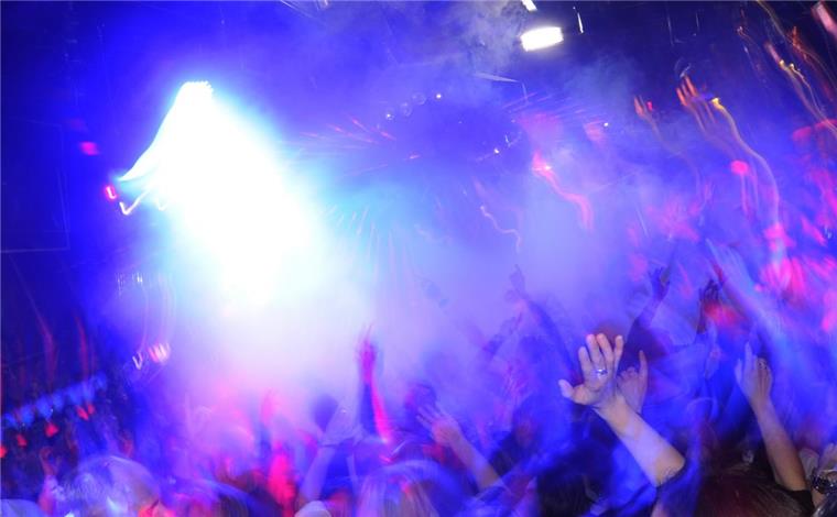 Ähnlich gut wie in dieser Disco war auch die Stimmung bei der Hochschulfete 2016.