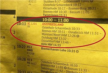 Ärgerliches Versehen oder Absicht? In Bremerhaven fährt jetzt der Intercity "Ostfriesland" ab. 