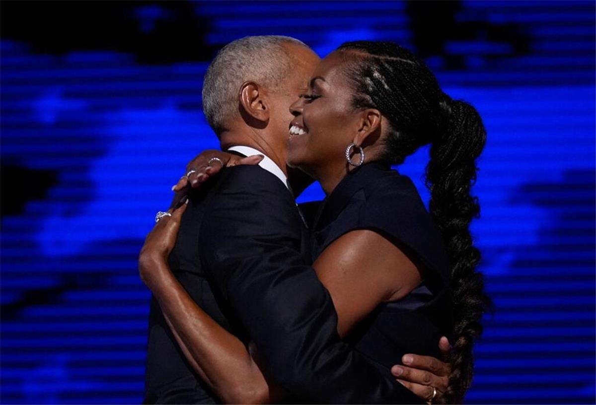 Michelle Obama: Nie daran gedacht, meinen Mann zu verlassen Äußern sich zu Spekulationen über ihre Ehe - die Obamas. (Archivbild)
