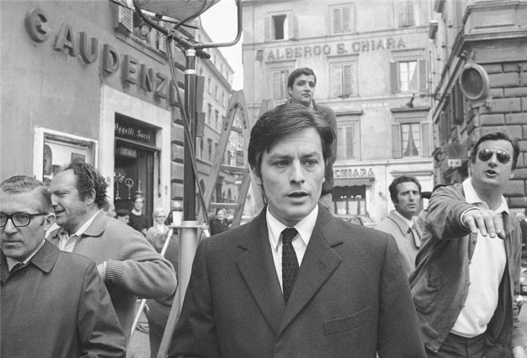 Alain Delon am Set des Films „Die Sizilianer“ (Foto - Archiv)