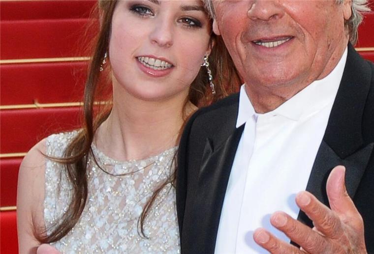 Alain Delon, hier mit Tochter Anouchka, starb im Alter von 88 Jahren. (Foto - Archiv)