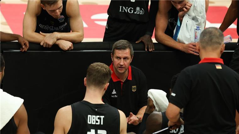 Obst sicher: Deutscher Basketball hat „noch viel in petto“ Alan Ibrahimagic vertrat Bundestrainer Alex Mumbru zuletzt wegen einer Erkrankung.