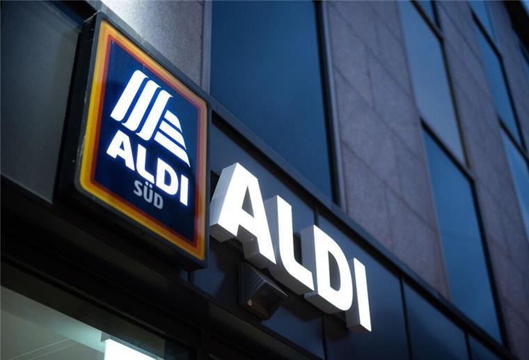 Das Logo einer Aldi-Süd-Filiale