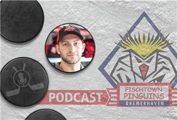 Alex Friesen beantwortet Fragen im Pinguins-Podcast.