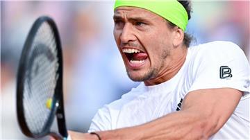 Alexander Zverev bekam es in der ersten Runde mit einem Franzosen zu tun.