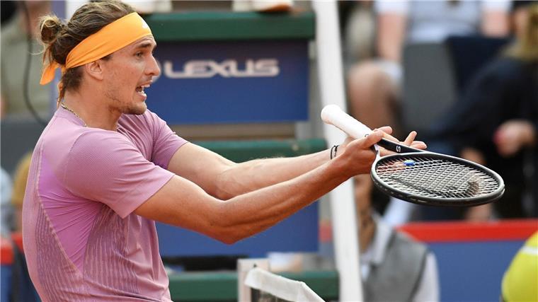 Alexander Zverev beschwerte sich mehrfach über Schiedsrichterentscheidungen.