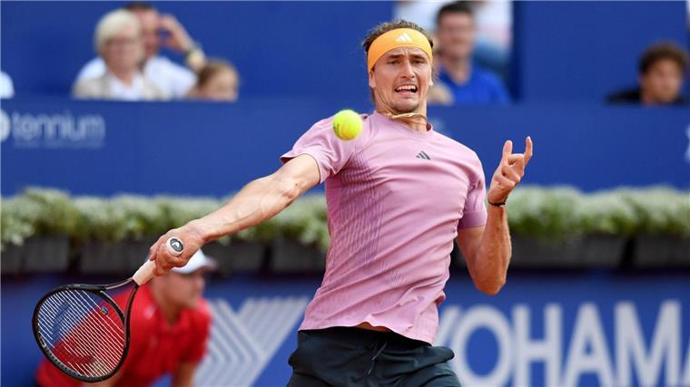 Alexander Zverev bezwang in Hamburg den Franzosen Hugo Gaston.