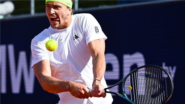 Happy End nach Frust-Wochen? Zverev im Finale von München Alexander Zverev schlug Fabian Marozsan im Halbfinale von München.