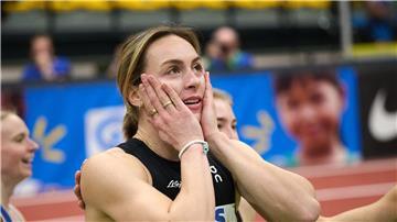 Alexandra Burghardt gewann die deutsche Hallenmeisterschaft über die 60 Meter.