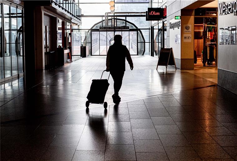 Alles dicht: Geschäfte in der Innenstadt. Die Corona-Krise hat dem stationären Handel zugesetzt.