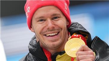 Alles erreicht: Christopher Grotheer nach seinem Olympiasieg 2022 in Peking.