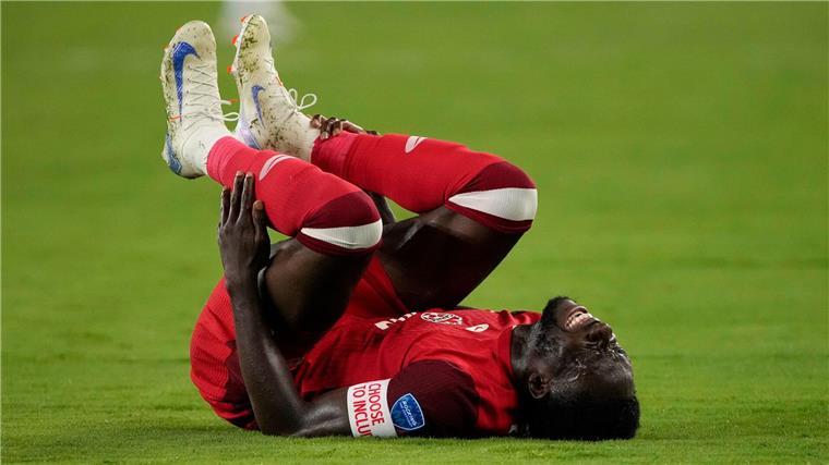 Alphonso Davies war im Halbfinale der Copa América wegen einer Knöchelverletzung ausgewechselt worden.