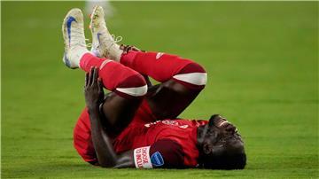 Alphonso Davies war im Halbfinale der Copa América wegen einer Knöchelverletzung ausgewechselt worden.